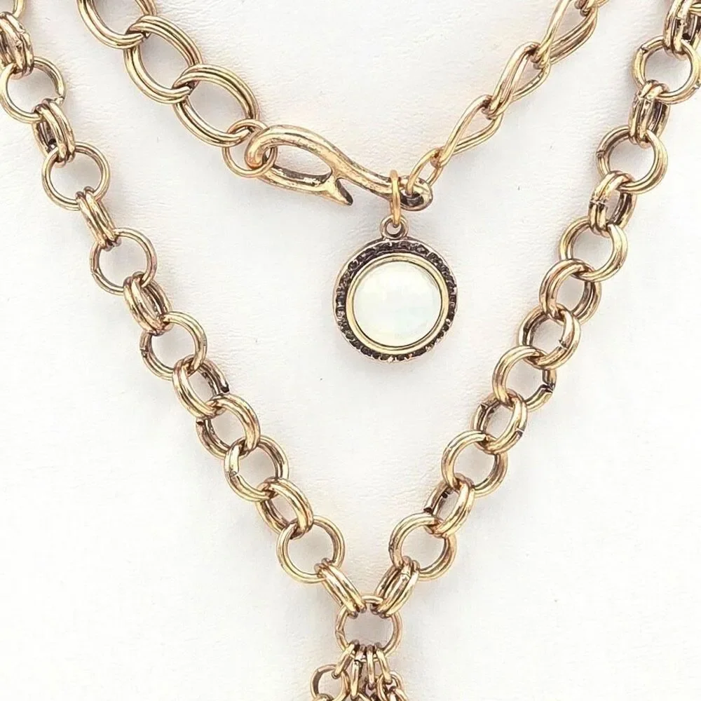Free People Tate Layered Charm Necklace NWT